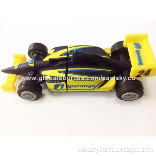 Customized Motorcycle Race-shaped USB Drive, Made of Soft PVC Material, OEM Orders are WelcomeNew